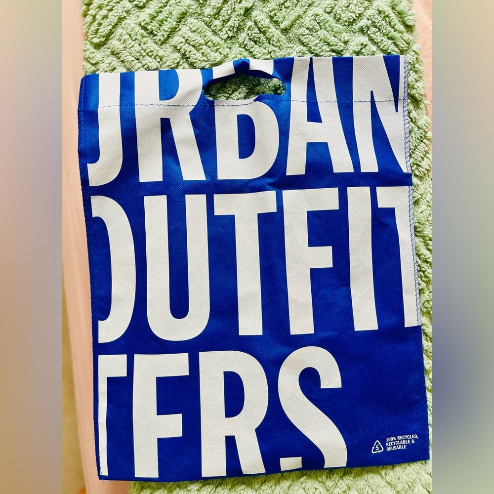 Urban Outfitters Bold Blue and White Tote